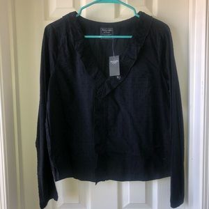 Abercrombie black blouse
